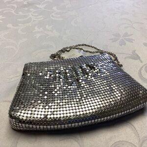 Silver Chainmail Evening Clutch